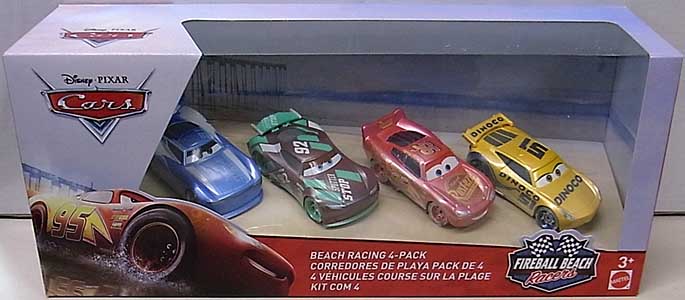 MATTEL CARS 2018 FIREBALL BEACH RACERS BEACH RACING 4PACK [CAM SPINNER入り]